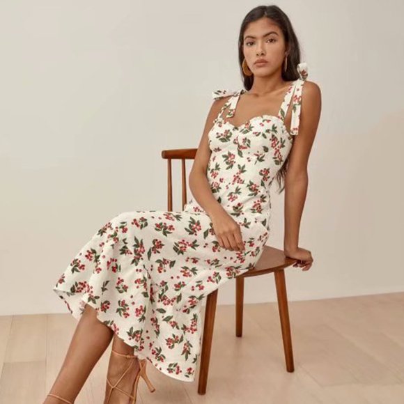 !!!Women's Reformation Vale Dress - Picture 2 of 5